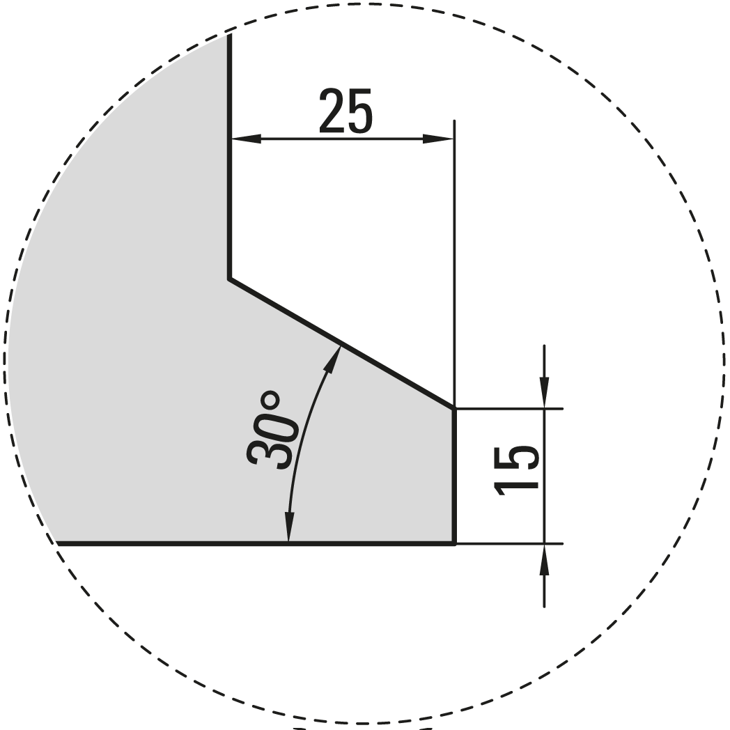 JM - Sistema Bystronic - Punzones/herramientas superiores 85°/R1,5 H = 250 mm - Jaminnar