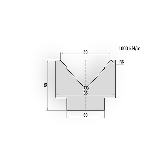 press brake lower die