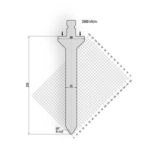 TRUMPF / Wila style press brake punch