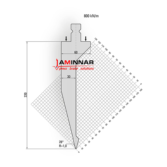 TRUMPF / Wila style press brake punch