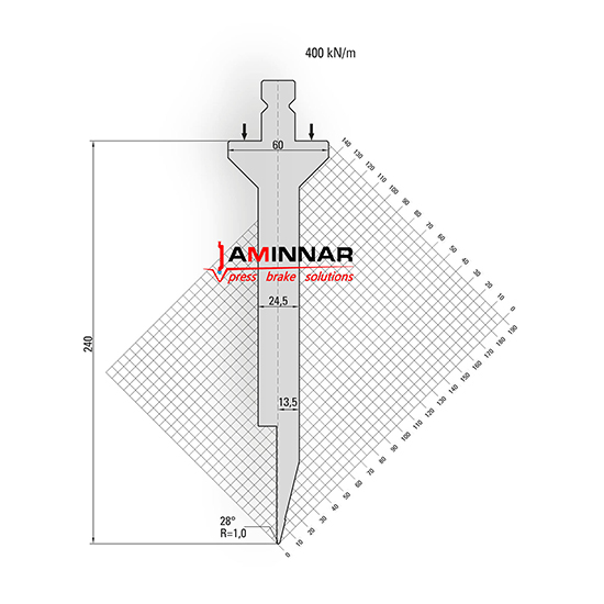 TRUMPF / Wila style press brake punch