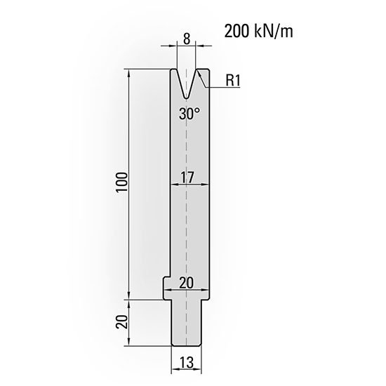 TRUMPF / Wila style press brake  lower dies