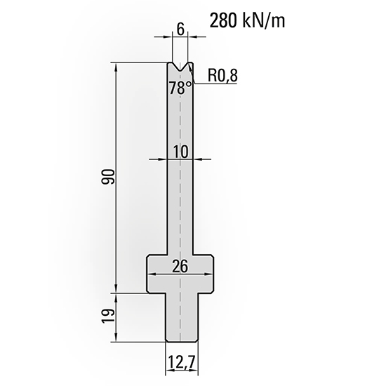 LVD Style Press Brake Lower Dies