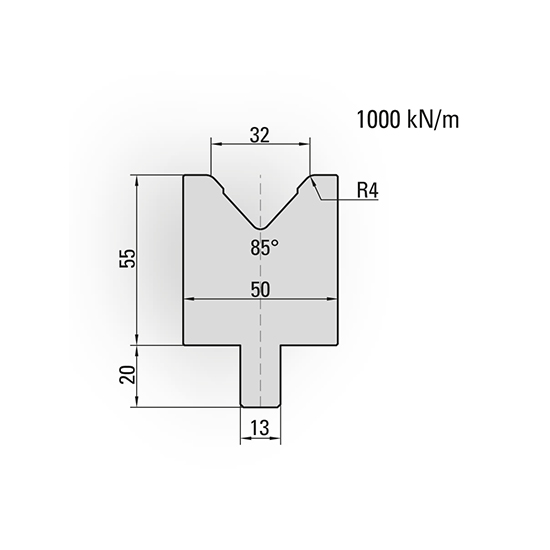 Bystronic Style Press Brake Lower Dies