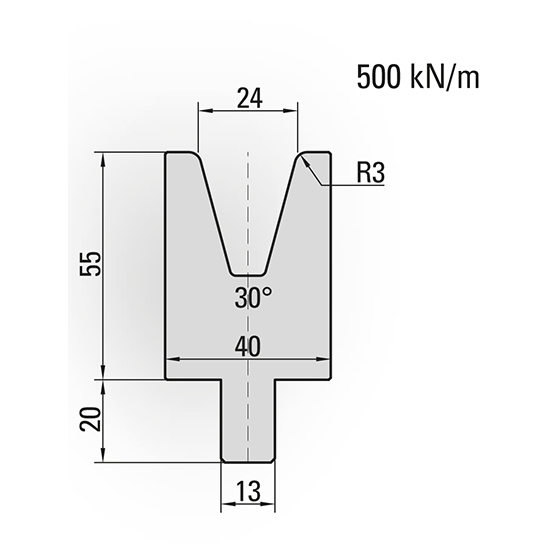 Bystronic Style Press Brake Lower Dies