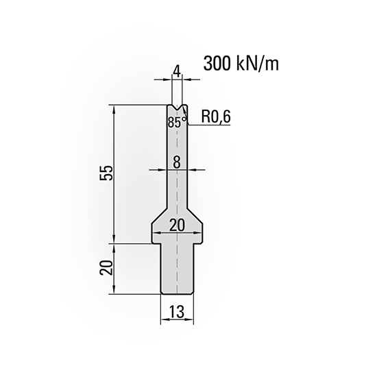 Bystronic Style Press Brake Lower Dies