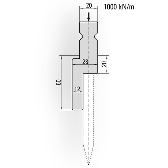 Wila style press brake blades holder